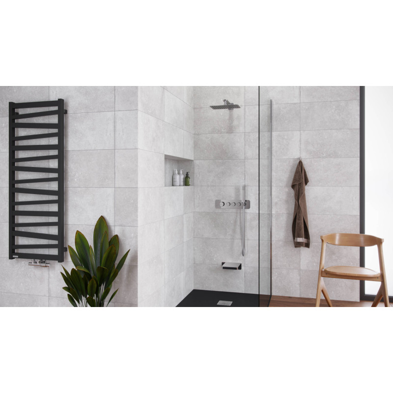 Krotos zestaw prysznicowo-wannowy podtynkowy z deszczownicą 20x30cm 3 funkcyjny, chrom