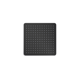Głowica prysznicowa 20 cm kwadratowa slim, czarny mat