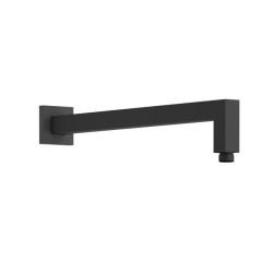 Ramię prysznicowe ścienne 40 cm    kwadratowe, czarny mat