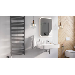 D54 syfon umywalkowy, stal nierdzewna, chrom