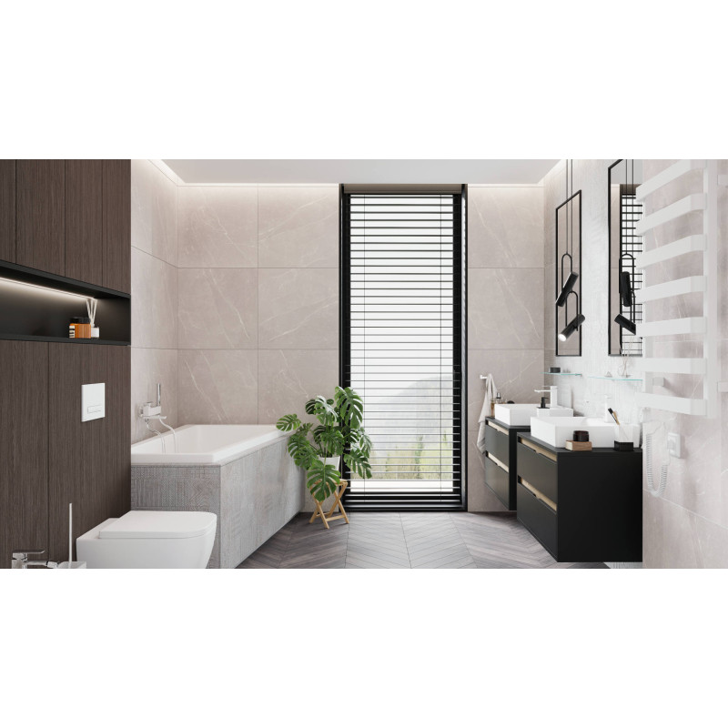 Aurro Fresh przycisk spłukujący do stelaża podtynkowego WC Shiro Premium, biały