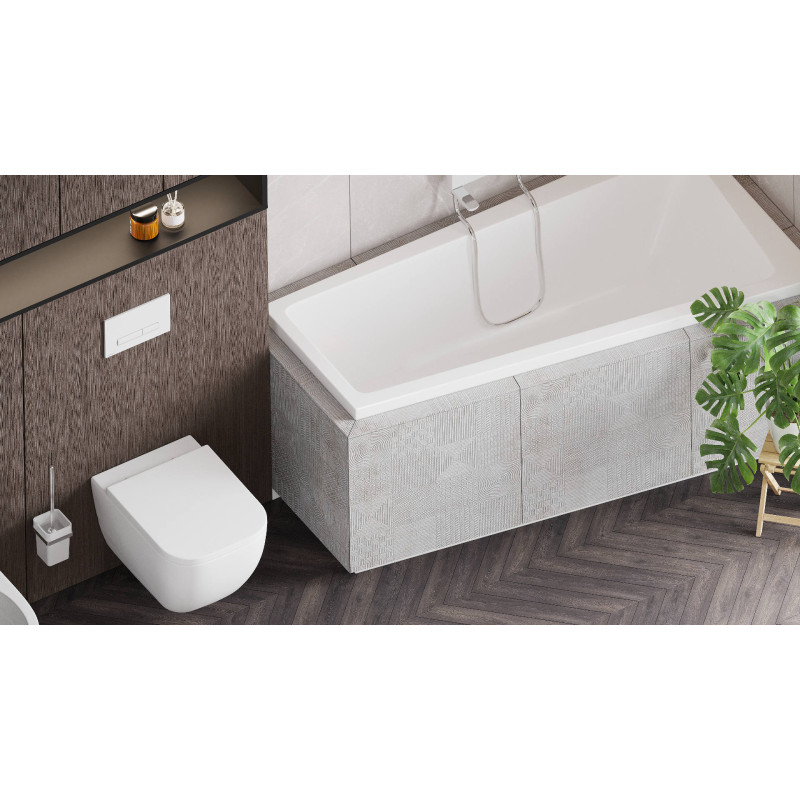 Aurro Fresh przycisk spłukujący do stelaża podtynkowego WC Shiro Premium, biały