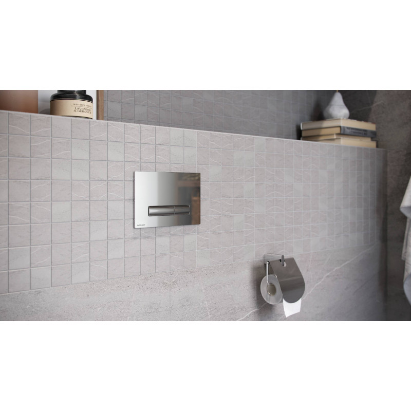 Aurro Fresh przycisk spłukujący do stelaża podtynkowego WC Shiro Premium, chrom