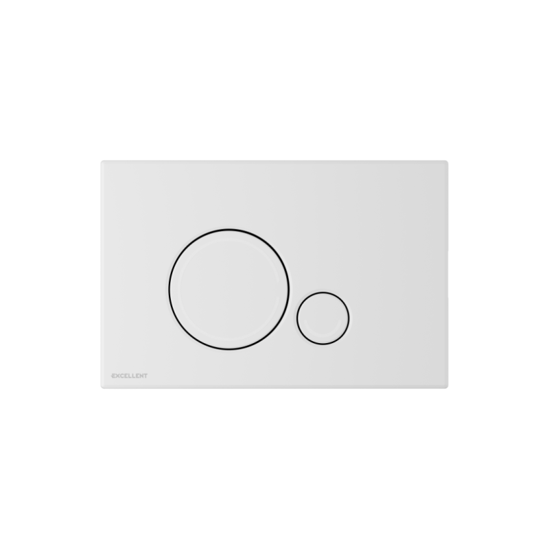 Ringo przycisk spłukujący do stelaża podtynkowego WC Shiro 2.0, biały połysk