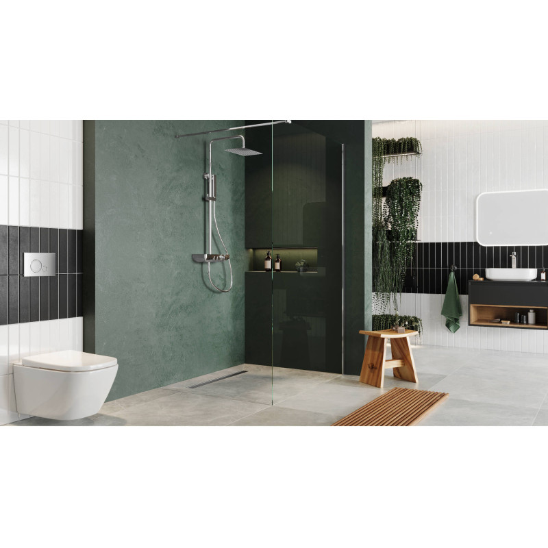 Ringo przycisk spłukujący do stelaża podtynkowego WC Shiro 2.0, chrom