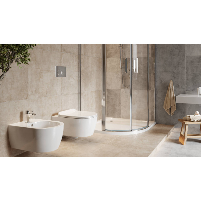 Ringo przycisk spłukujący do stelaża podtynkowego WC Shiro 2.0, chrom