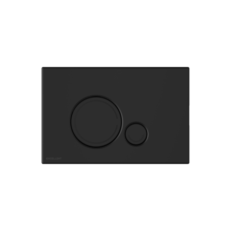 Ringo przycisk spłukujący do stelaża podtynkowego WC Shiro 2.0, czarny soft