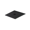Excellent Arda brodzik kwadratowy 90x90 cm kompozytowy  czarny