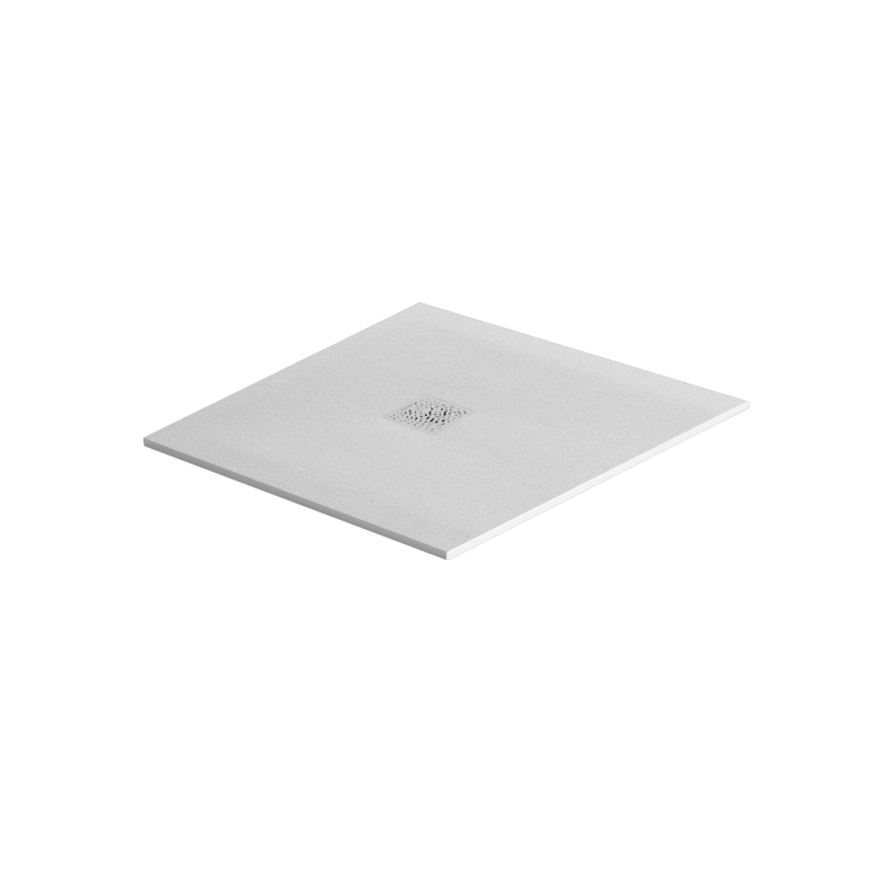 Arda brodzik kwadratowy 90x90 cm  kompozytowy, biały