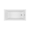 Wave Slim wanna prostokątna 120X70 cm biały połysk
