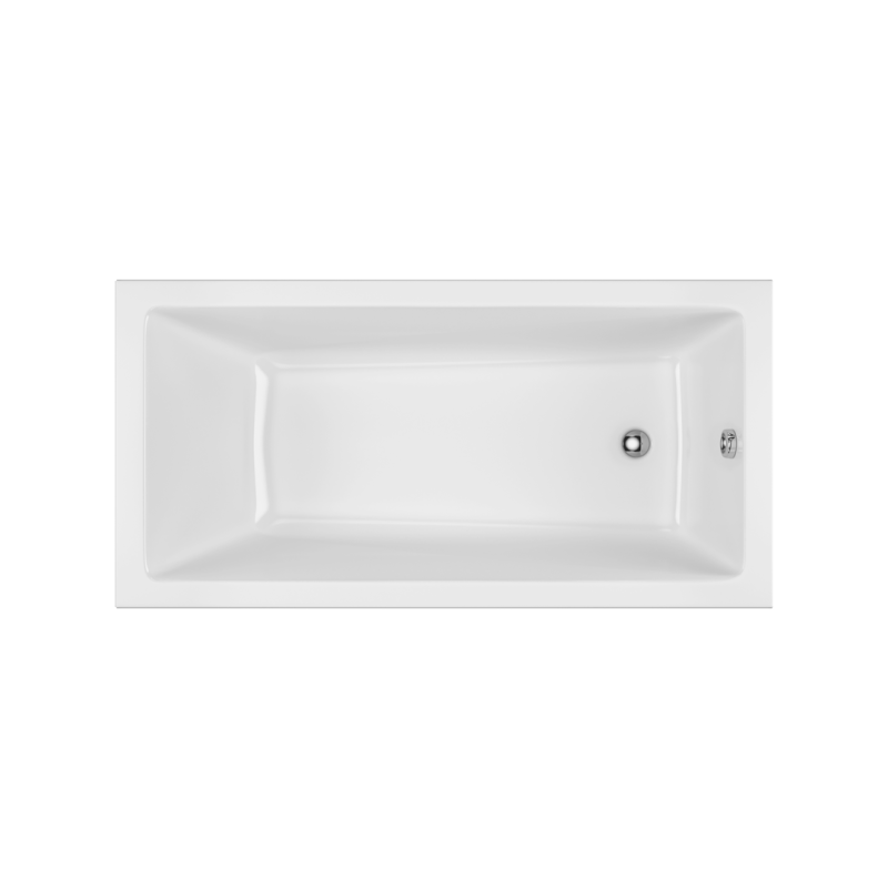 Wave Slim wanna prostokątna 170X75 cm biały połysk