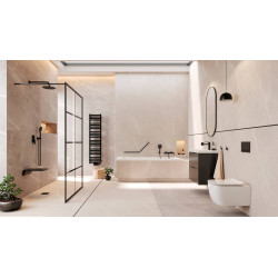 Torvi odpływ punktowy 13x13 cm 2w1 pokrywa stal nierdzewna, złoty połysk