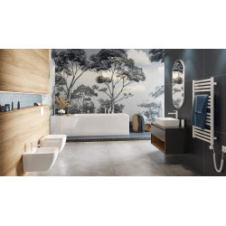 PI bateria bidetowa stojąca, biały mat