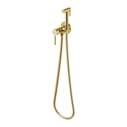 PI bateria bidetowa bidetta ze słuchawką prysznicową, złoty połysk