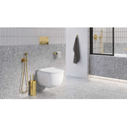 PI bateria bidetowa bidetta ze słuchawką prysznicową, złoty połysk