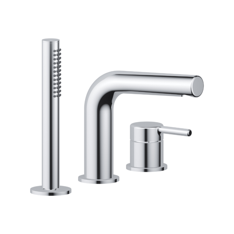 PI bateria wannowa 3 otworowa, chrom