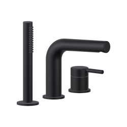 Excellent PI bateria wannowa 3 otworowa  czarny mat