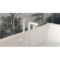 Excellent PI bateria wannowa 3 otworowa  biały mat