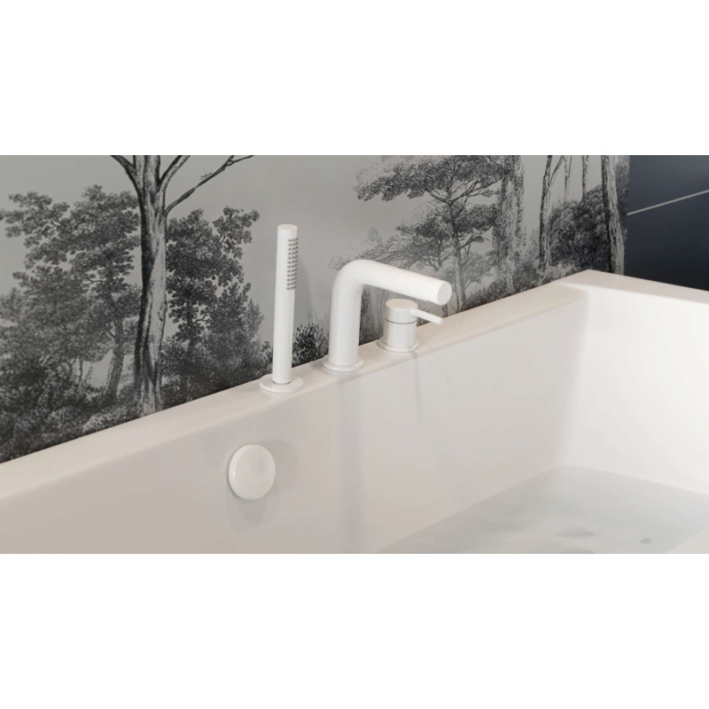 Excellent PI bateria wannowa 3 otworowa  biały mat