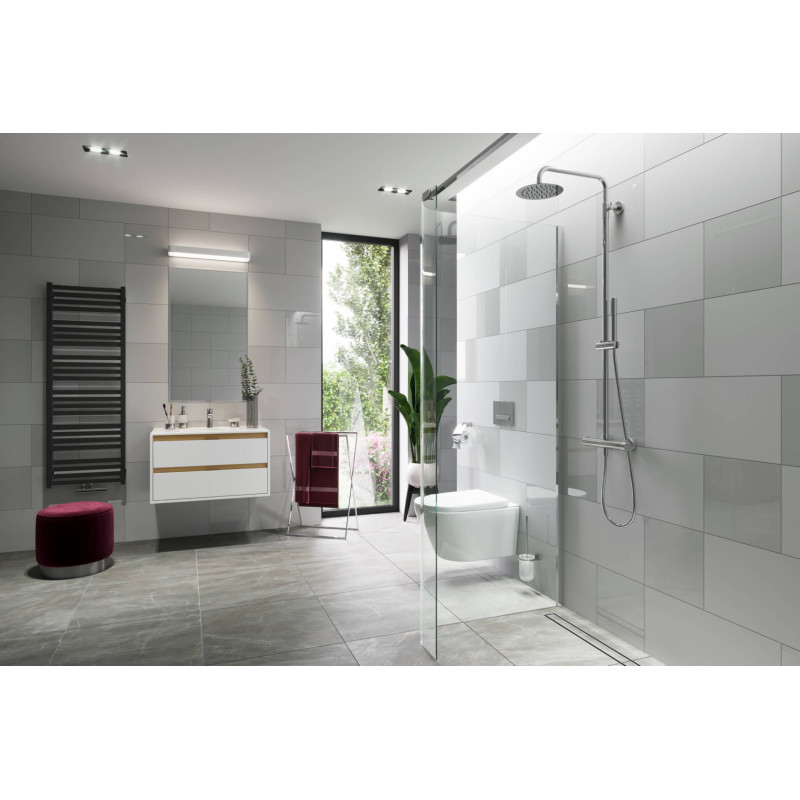 Excellent Horos grzejnik łazienkowy 146x50 cm  czarny soft