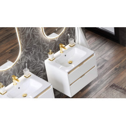 Excellent Riko dozownik stojący do mydła w płynie  złoty połysk