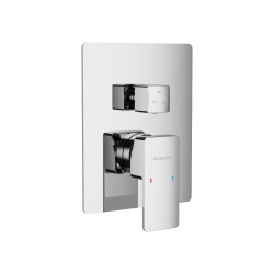 Keria bateria prysznicowo-wannowa podtynkowa 3 funkcyjna, chrom