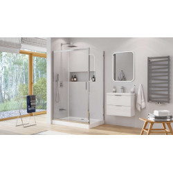 Keria bateria prysznicowo-wannowa podtynkowa 3 funkcyjna, termostatyczna, chrom