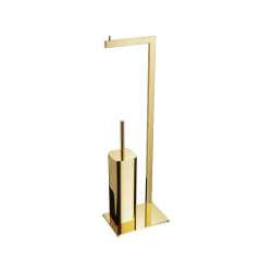 Riko stojak na papier ze szczotką, złoty połysk