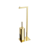 Riko stojak na papier ze szczotką, złoty połysk