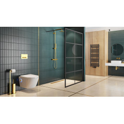 Excellent Riko stojak na papier ze szczotką  złoty połysk