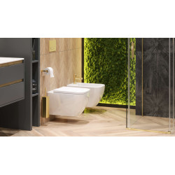 Excellent Riko szczotka wolnostojąca/do ściany  złoty połysk