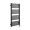 Horos grzejnik łazienkowy elektryczny 96x50 cm z grzałką elektryczną 400W, czarny soft