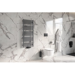 Volaro 2.0 zestaw zintegrowany termostat grzejnikowy prawy, czarny mat