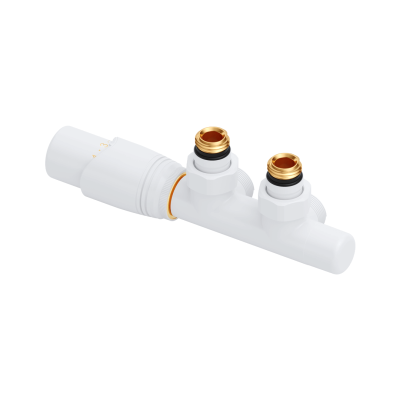 Volaro 2.0 zestaw zintegrowany termostat grzejnikowy lewy, biały mat