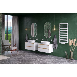 Volaro 2.0 zestaw zintegrowany termostat grzejnikowy lewy, biały mat