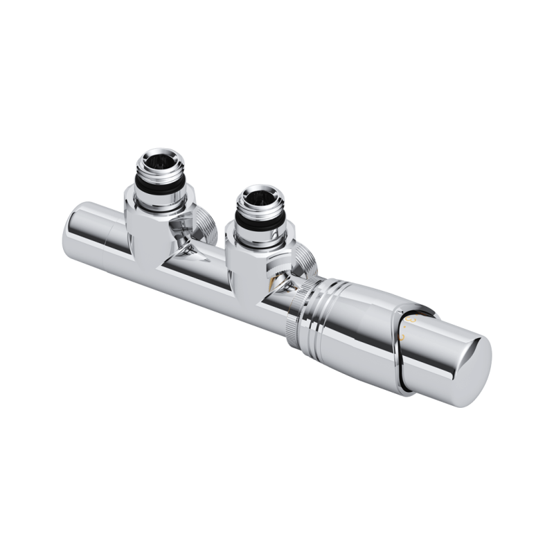 Volaro 2.0 zestaw zintegrowany termostat grzejnikowy prawy, chrom