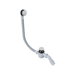 Moli syfon wannowy czyszczony od góry rozmiar do każdej wanny, chrom