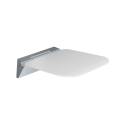 Seduro Premium siedzisko prysznicowe składane, wolnoopadające z powłoką antybakteryjną, biały