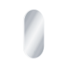 Lumiro lustro łazienkowe 100x50 cm owalne, oświetlenie LED mata grzewcza, rama akrylowa