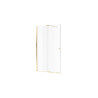 Ortigo walk-in zestaw montażowy kabiny prysznicowej, bez szkła, złoty połysk