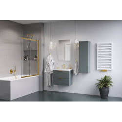 Volaro 2.0 zestaw zintegrowany termostat grzejnikowy lewy, złoty połysk