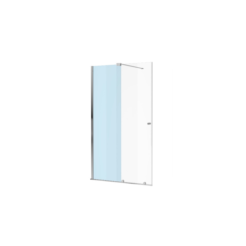 Ortigo walk-in drzwi prysznicowe przesuwne 120 cm element stały 2/2, powłoka Clean Control