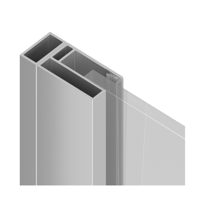 Ortigo profil poszerzający kabiny, 10mm,  chrom