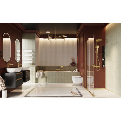 Ortigo profil poszerzający kabiny, 10mm,  złoty połysk