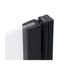 Ortigo zestaw do zabudowy wnęki, czarny mat