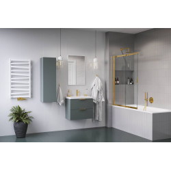 Blanko szafka wisząca boczna 110 cm,  szałwiowy mat