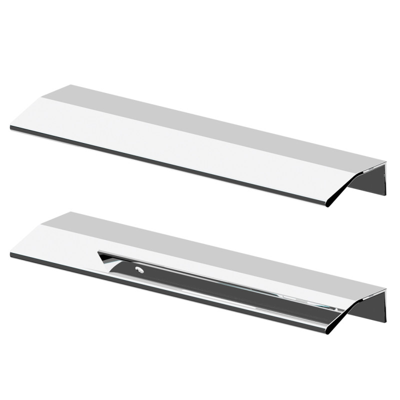 Blanko uchwyty komplet 2 szt, chrom