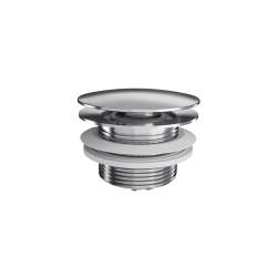 Korek klik-klak do wanien wolnostojących czyszczony od góry, chrom