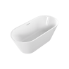 Holi 2.0 wanna owalna 160x76 cm wolnostojąca, biały połysk