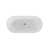 Holi 2.0 wanna owalna 170x76 cm wolnostojąca, biały połysk